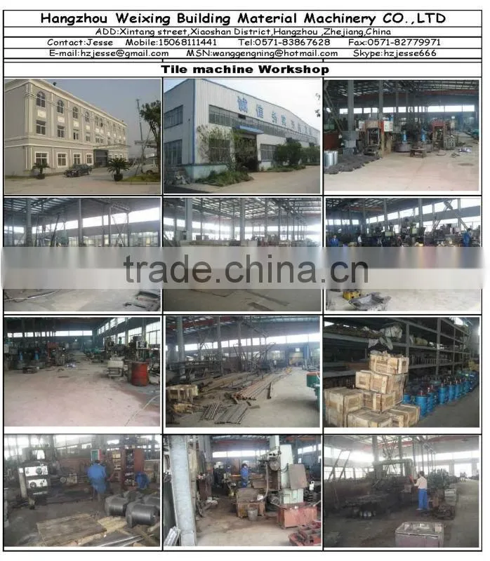 cement tile mould in brick making machinery