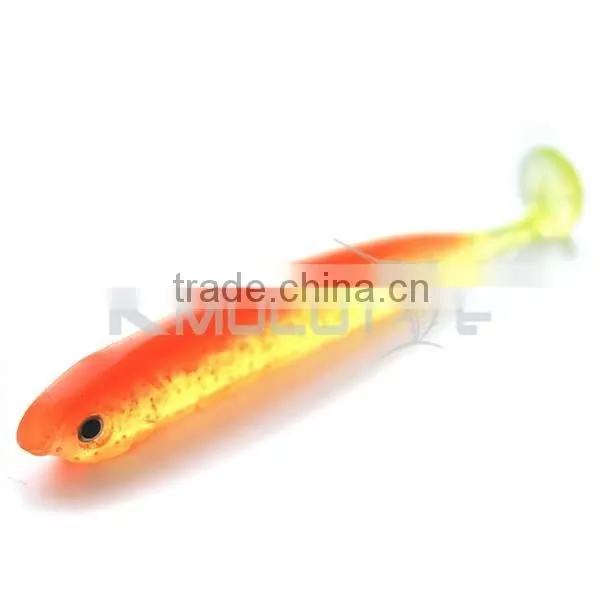 CHSOFT30 drop shipping soft fishing lure fish shape shad bait 3pcs in one bag