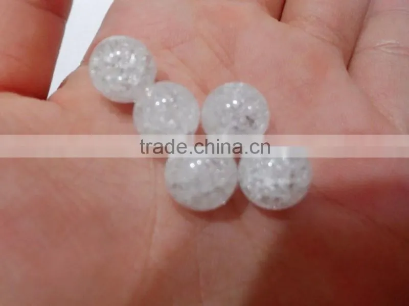 Small Craked Crystal Quartz Ball