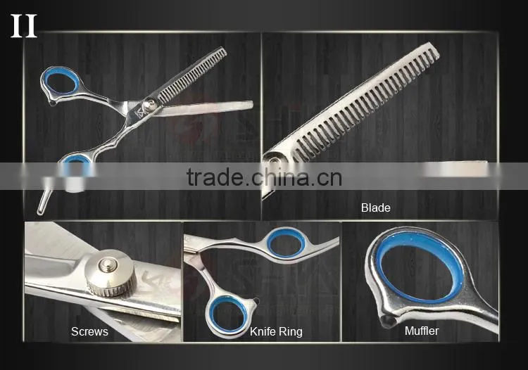 Best Wholesale Professional 440c Steel Cutting Dressing Parts Types Of Razor Barber Thinning Hair Scissors Salon Products