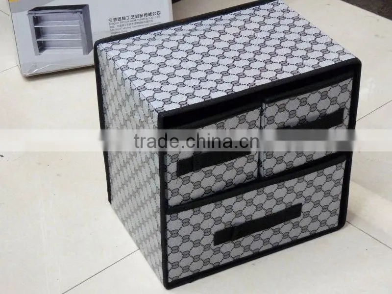 Draw-out type folding fabric cover Storage boxes