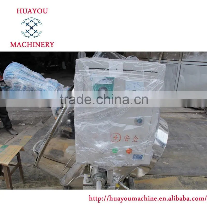 Industry Sanitary Double Jacketed Kettle with stirrer stainless steel cookware set