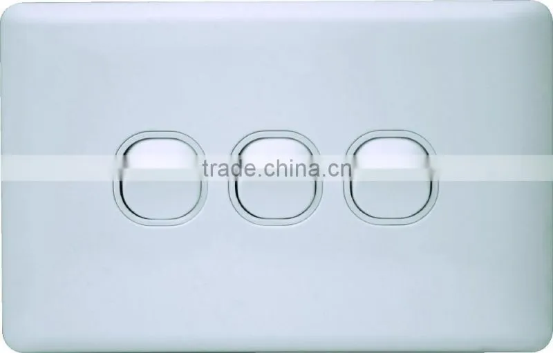 K Series Horizontal 3 Gang Loaded Switch