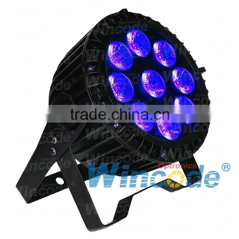 9*15W 5 in 1 waterproof LED Par light / led flat par light / stage lighting / disco light
