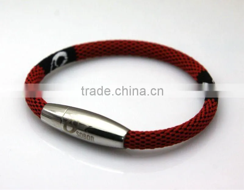 power wristband balance energy bracelet with negative ion
