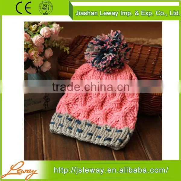 OEM High Quality China Sale Knitted Jacquard Woven Beanie Winter Hats