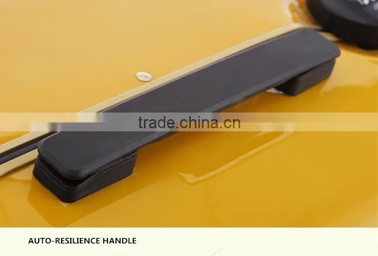 Simple fashion aluminum frame travel business luggage
