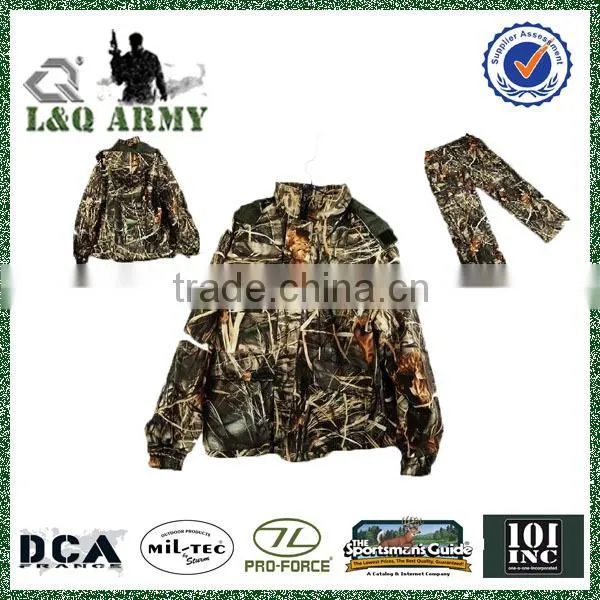 Men Army Sport Waterproof Hoody Clothing Set Gear Military Suit