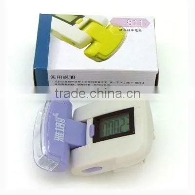 silicone wristband pedometer step counter PDM-811