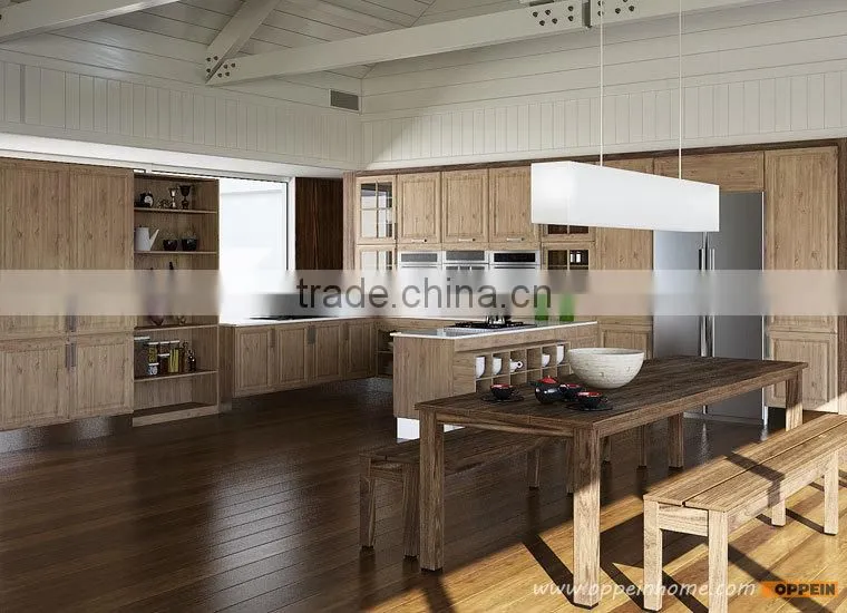 Custom Modern PVC Wooden Kitchen Furniture
