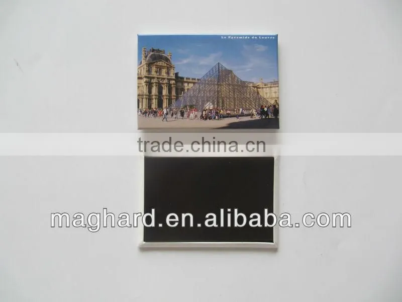 Iron fridge magnet for souvenir for famous landscapes
