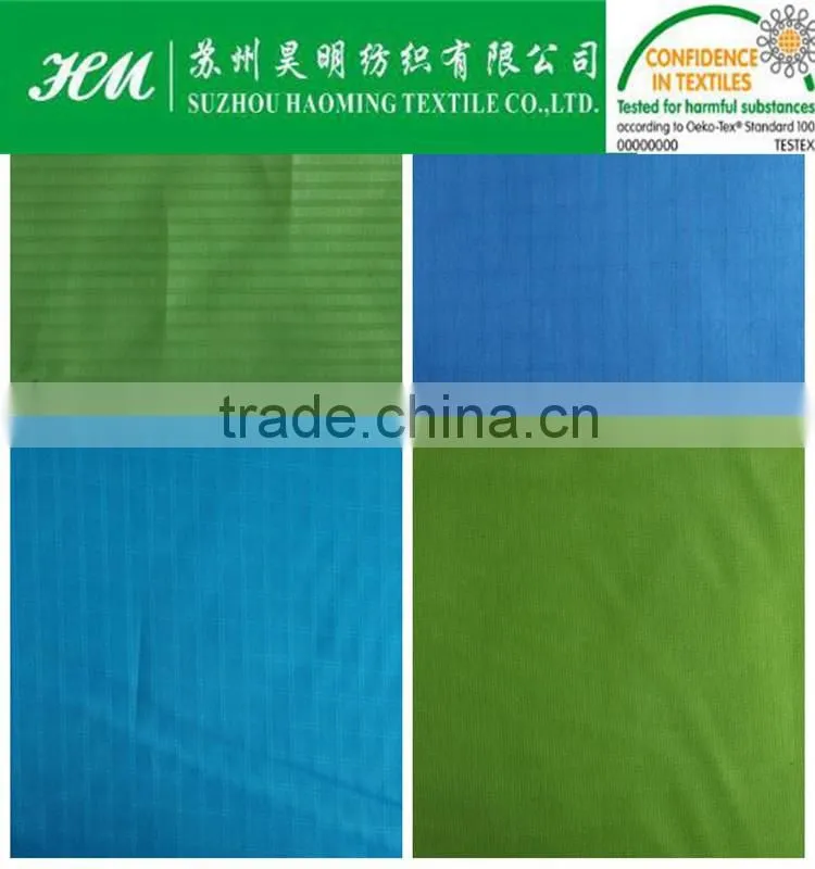 20D polyester taffeta check taffeta fabric