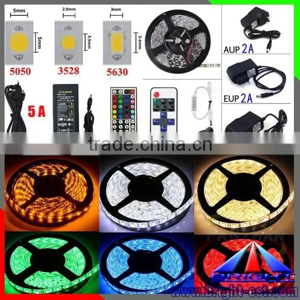 IP68 Flexible Epistar RGB 5050 led strip light with 3 years warranty