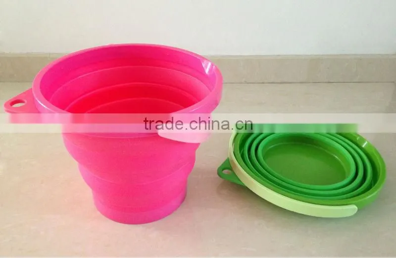 2014 Portable Collapsible Silicone Bucket