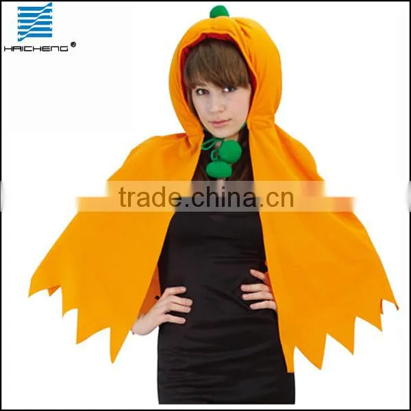 Children Pumpkin Cape Costumes For Halloween party