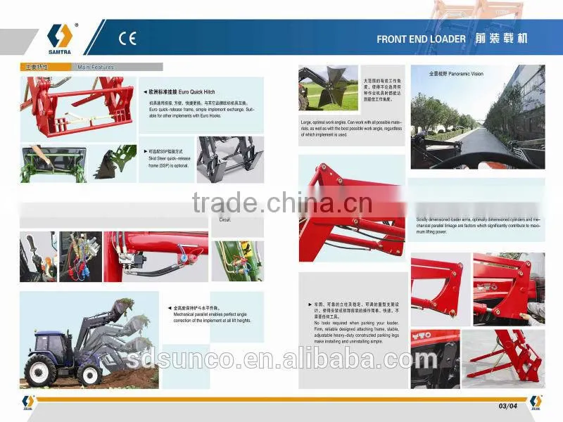 Hot sale!CE approved Front End Loader with bucket