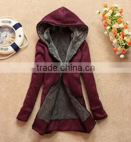 New Women's Winter Jacket Coat Hooded Pullover lady coat