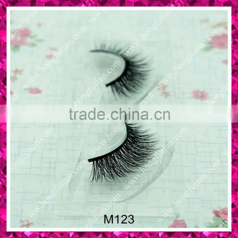 NEW Clear Invisible Band Eyelash 3D Mink Eyelash