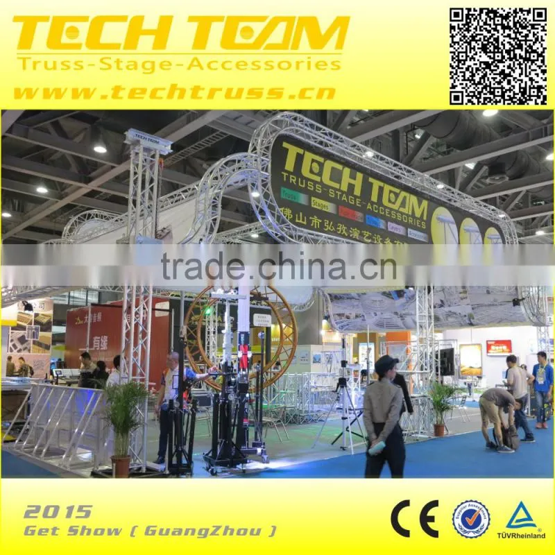 Outdoor Fashion Show Main Tubes Thickness 3mm Small Stage Lighting Aluminum Truss BC40-QS20