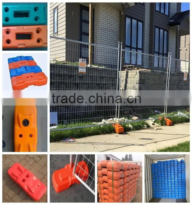 Australia standard construction hot dipped galvanized steel tube welded temp fence