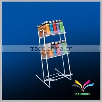 Made in China hot sale high quality fancy durable attractive metal wire magazine rack metal decorative desk shelf