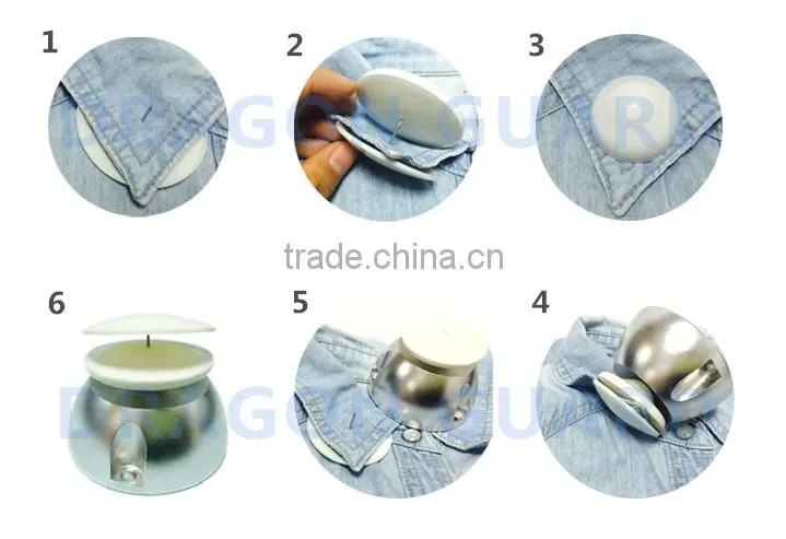 EAS AM/RF round hard tags RF Anti-theft Detection tag rf hard tag