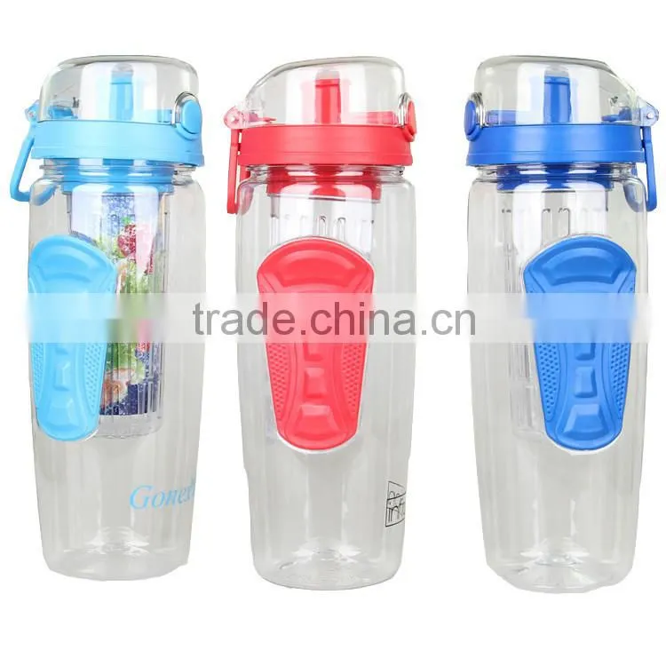 900ML Leakproof Tritan Custom Fruit Infusion Bottle with Logo