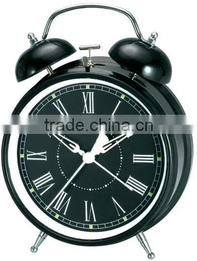 6.6 inches metal mechanical alarm clock