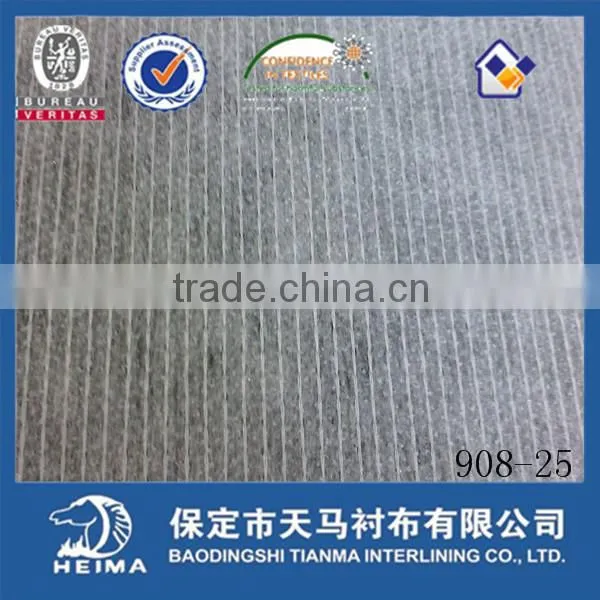 stitches non woven fusible interlining 908-20 polyester&nylon interlining fabric