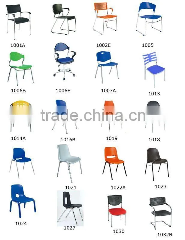School Furniture Single Desk and Chair /school chair with writing board1008