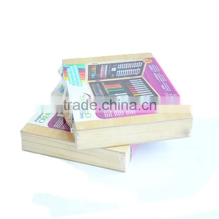 2015 New Product Hot Sales Beautiful 68pcs Drawing Art Set In Wooden Case For Kids Gift