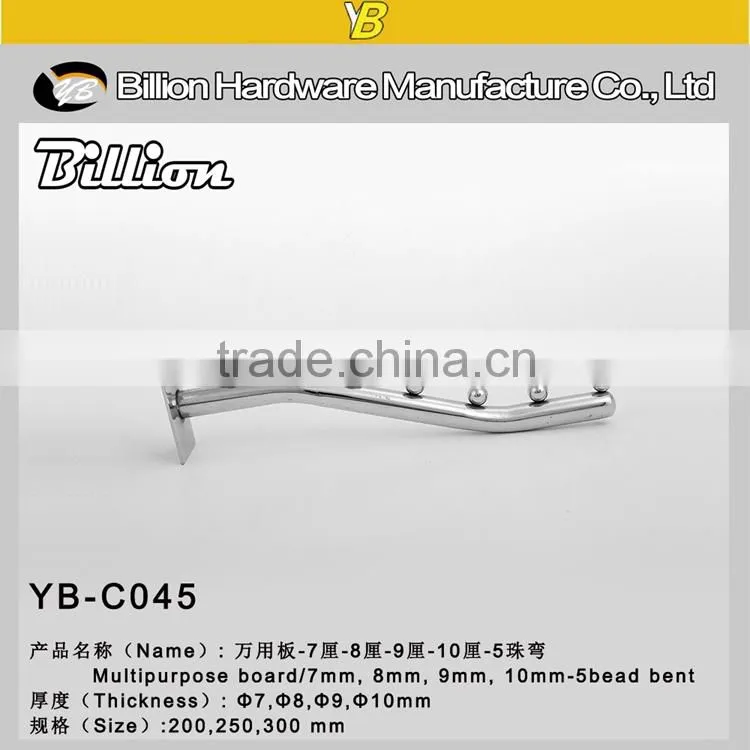 Supermarket hooks metal disply slatwall hook hold slatwall scanner hooks