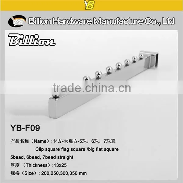 Square Hanging Hooks Tube Bar Hooks metal single hook coat hooks