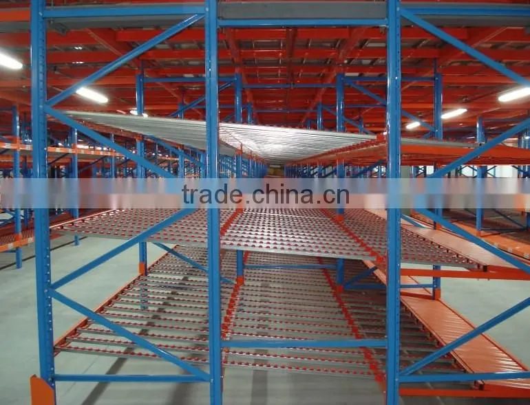 CE certificate Carton Flow through Racks for Warehouse Rack,carton flow rack system,boxes storage and picking roller rack system