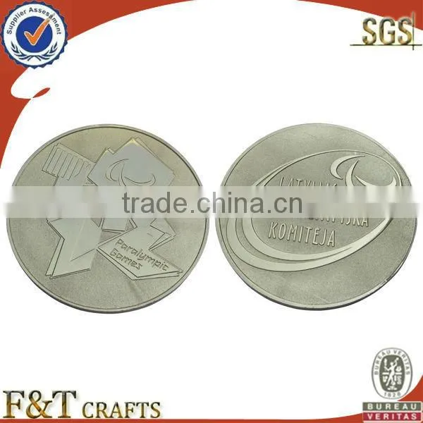 high end producer die struck sport honner award gold metal coin for souvenir