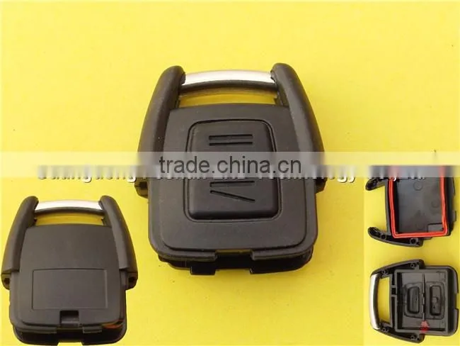 Wholesale 2 button remote control key case parts for Opel Astra with light