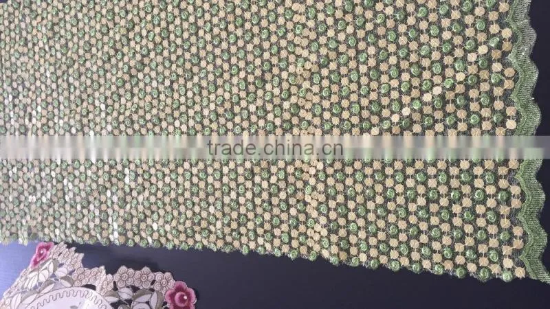 multicoloured fancy floral embroidery fabric