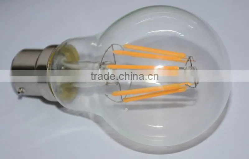 UK standard 220-240V 8W 840lm B22 led edison bulb