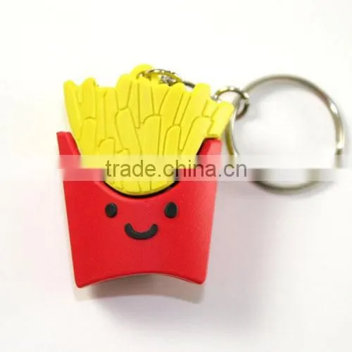 Design the heart-shaped necklace of PVC usb stick 2 gb