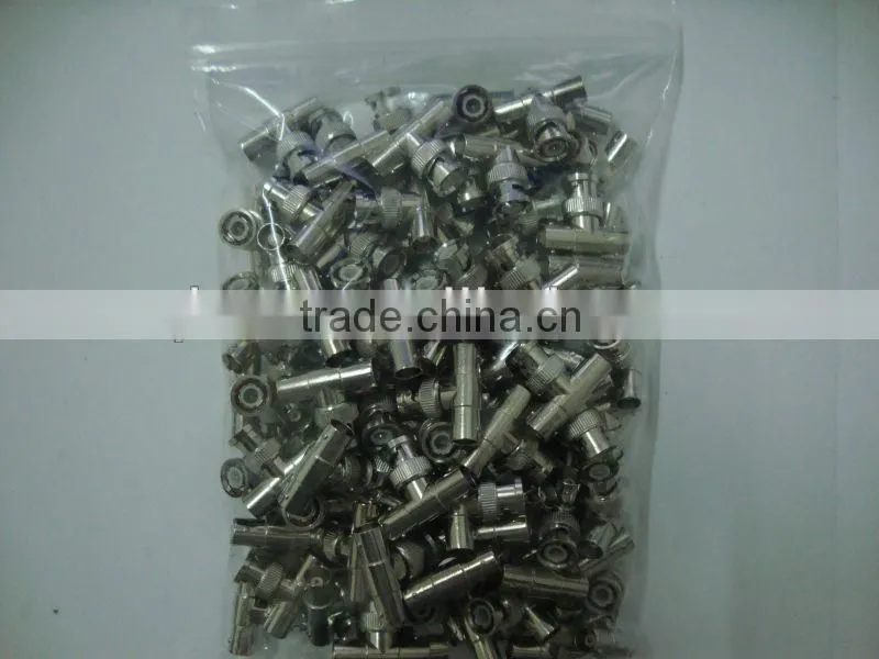 XinQi CCTV Accessories F or T Male BNC Adaptor Plug Connector