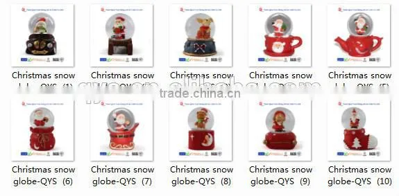 Hotsale snow globe polyresin snow globe
