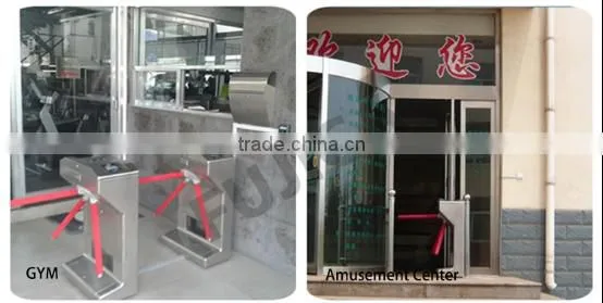 Anti-follow tripod turnstile for government security gate