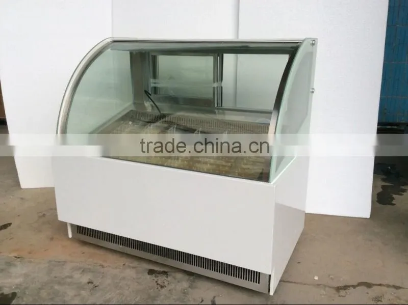 Commercial Kichen Ice Cream Display Freezer