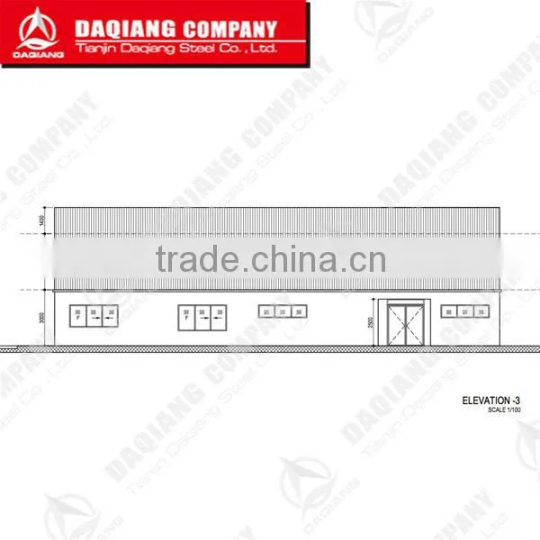 Portal frame of prefabricated light steel structure