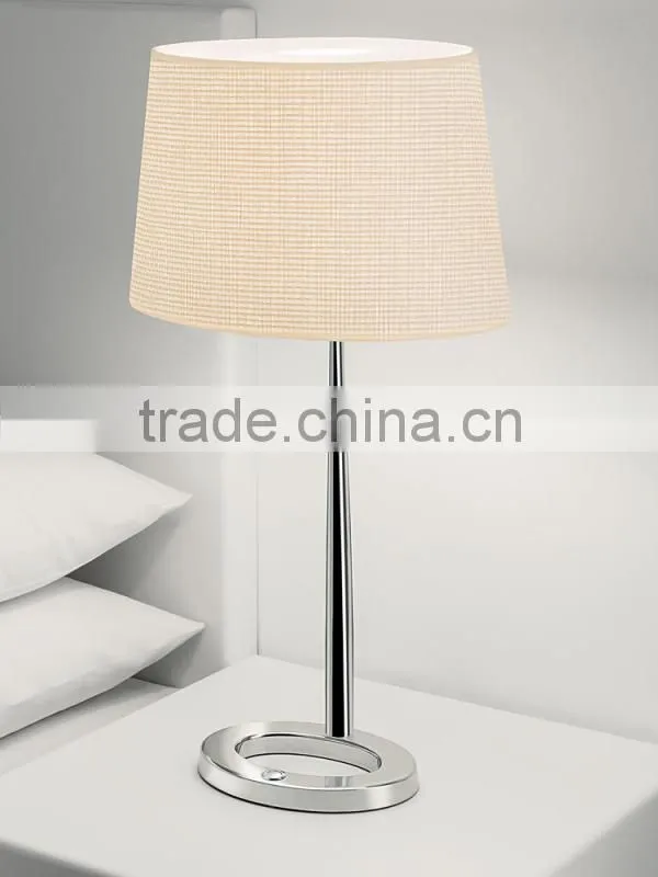 LED hotel portable desk lamp with 2 on/off switch