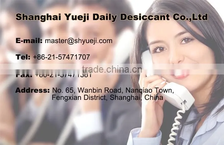 Hot selling dmf free silica gel desiccant bag with low price