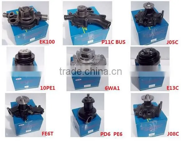 water pump For Kobleco SK210 J05E water pump 16100-E0373