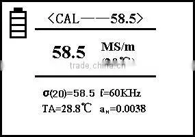 All the importance data could be displayed simultaneously high performance eddy current conductivity meter