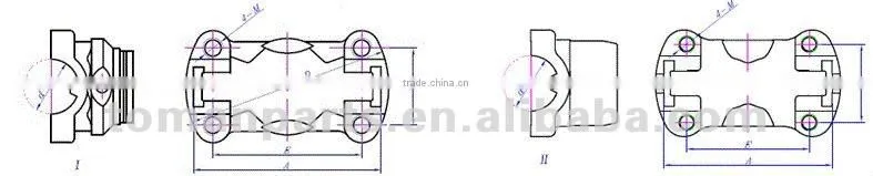 C.V Centre Yoke R2-21-1342 for Ford