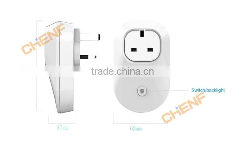 Newest Design Cheaper UK Plug Wifi Power Socket Switch